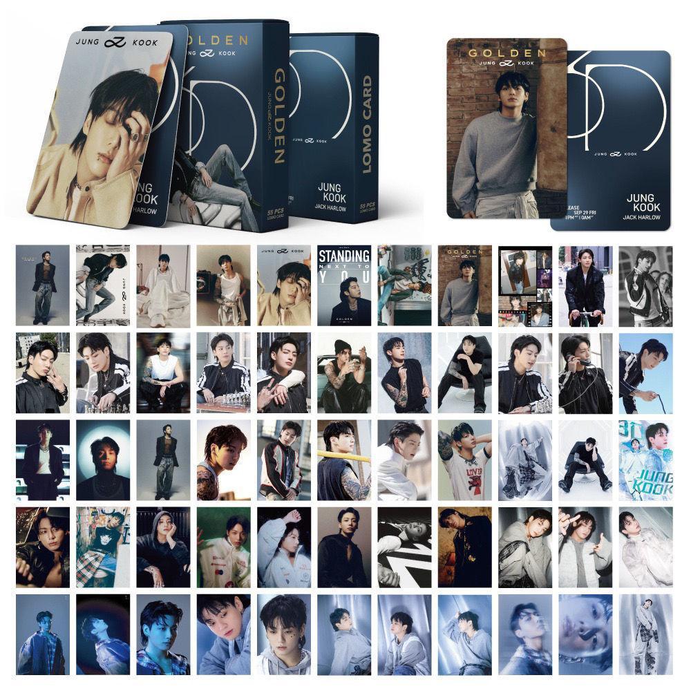 PHOTOCARDS JUNGKOOK GOLDEN 55 PCS