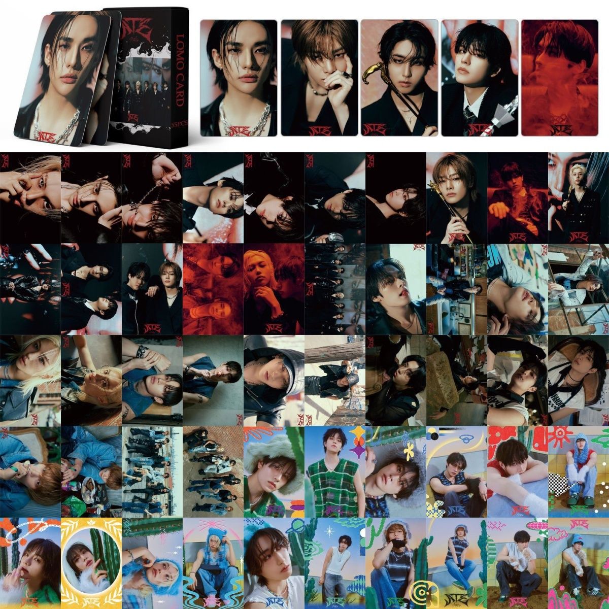 STRAY KIDS PHOTOCARDS KARMA, ATE, HOP, GIANT, 5 STAR, MANIAC, MAXIDENT + VARIOUS OPTIONS!✨ (55 PCS)