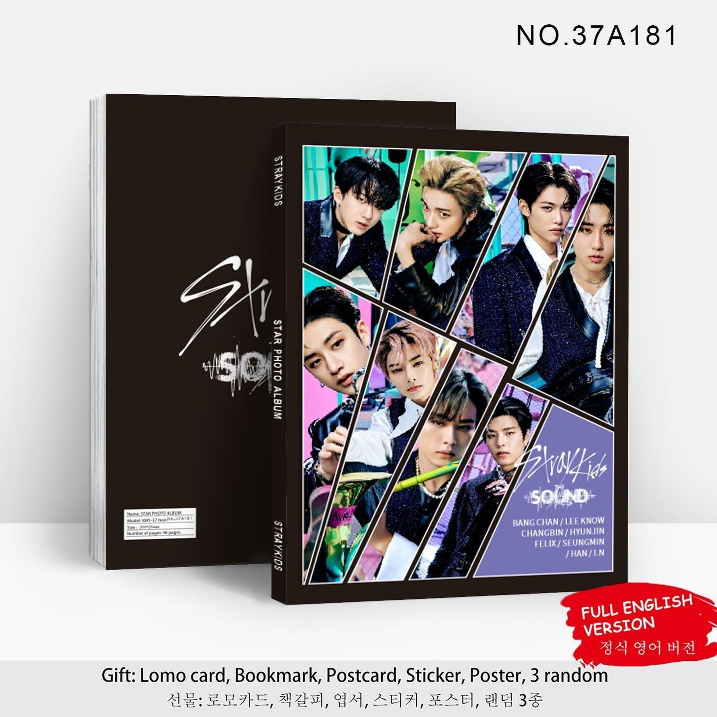 STRAY KIDS PHOTOBOOK 80 PCS (PHOTOBOOK+79 ITEMS) VARIOUS OPTIONS!✨