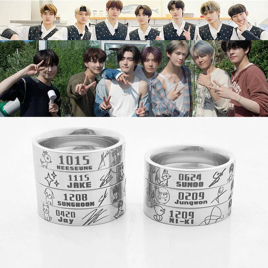 ENHYPEN NECKLACE (CHAIN + RING) all members