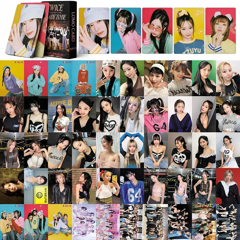 PHOTOCARDS TWICE READY TO BE 55 PCS