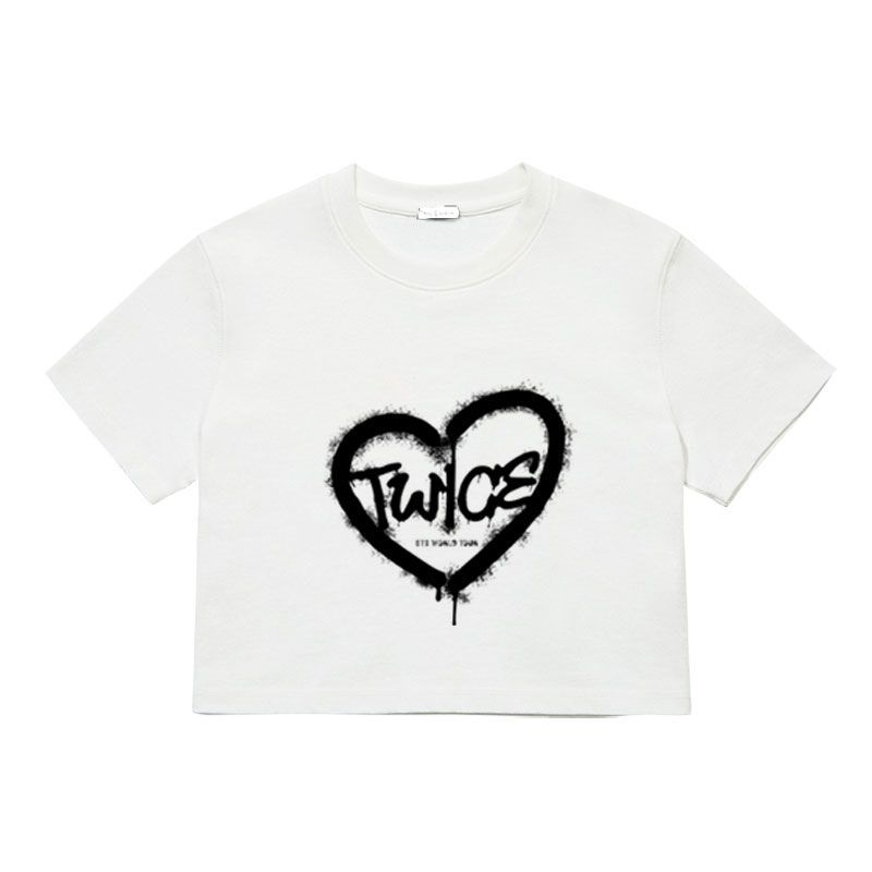 TWICE READY TO BE CROPPEDS/T SHIRTS 100% COTTON