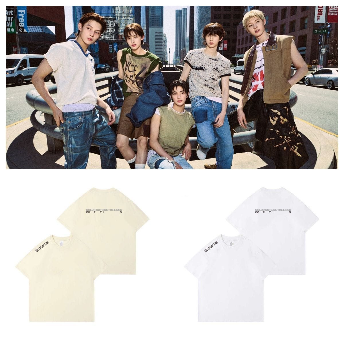 CORTIS T SHIRT 100% COTTON