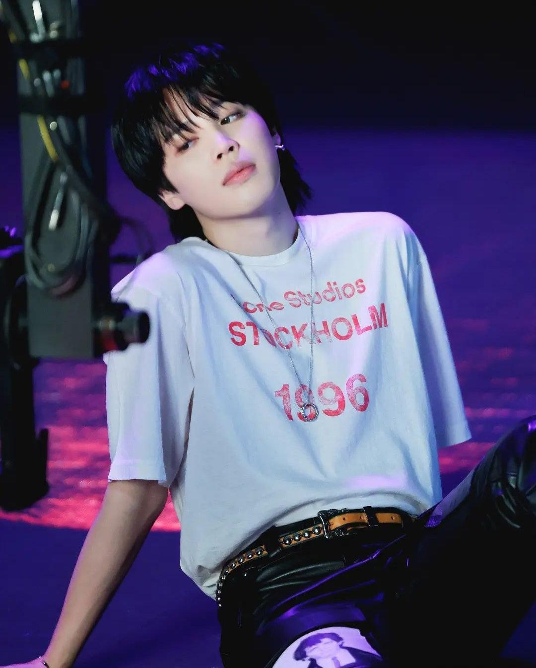 JIMIN FACE LIKE CRAZY T-SHIRT 100% COTTON