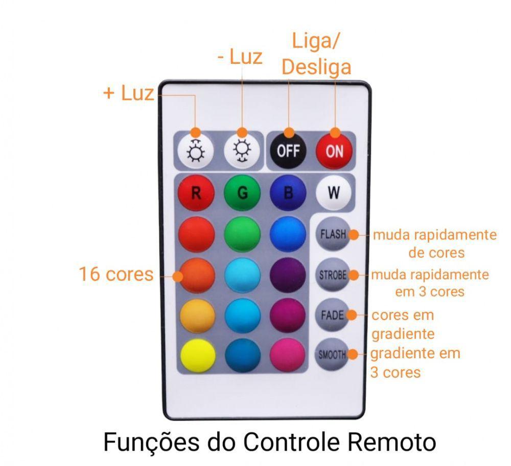 BTS LAMP LED LIGHT CHANGES COLOR (16 COLORS) WITH REMOTE CONTROL