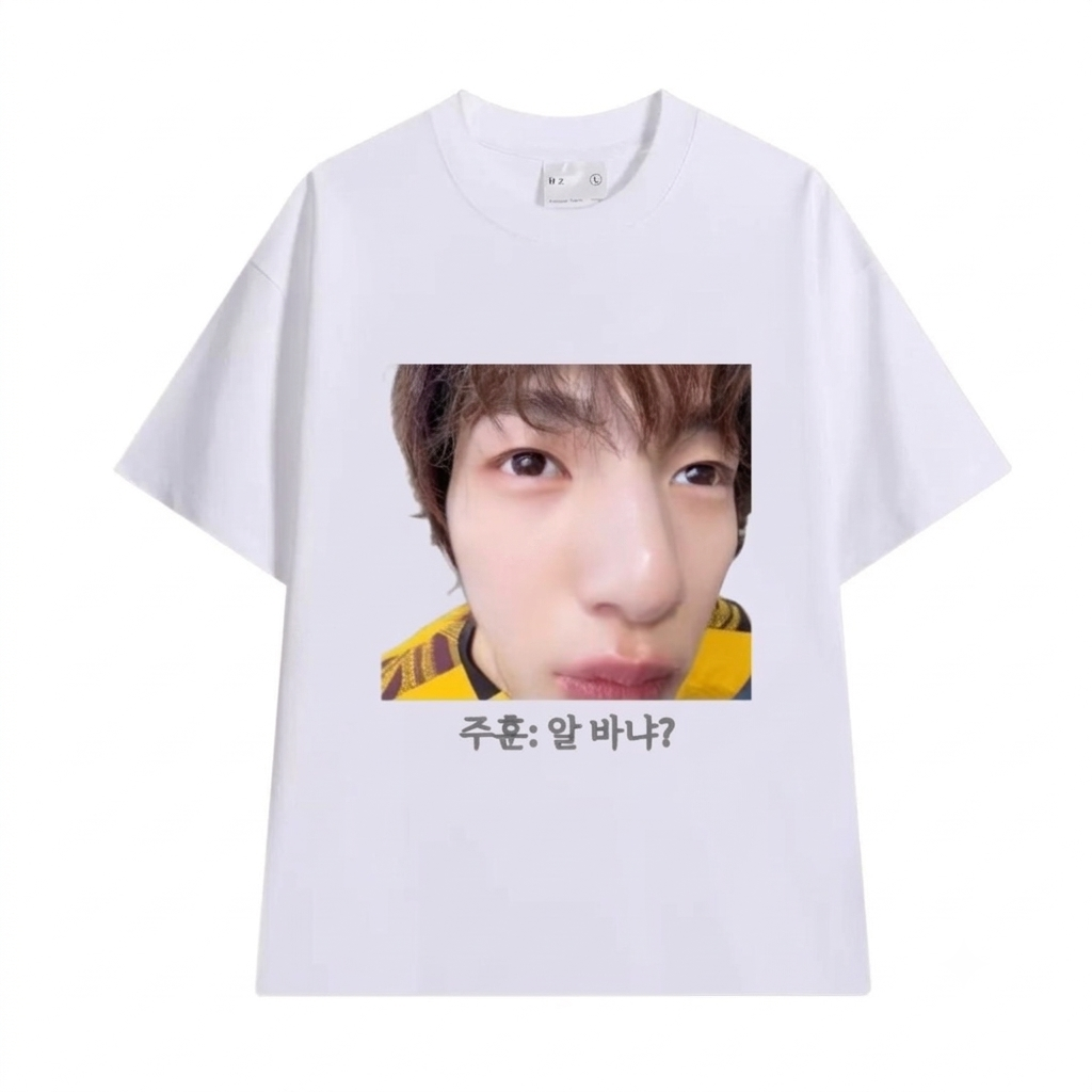 CORTIS T SHIRT 100% COTTON (White and Black)