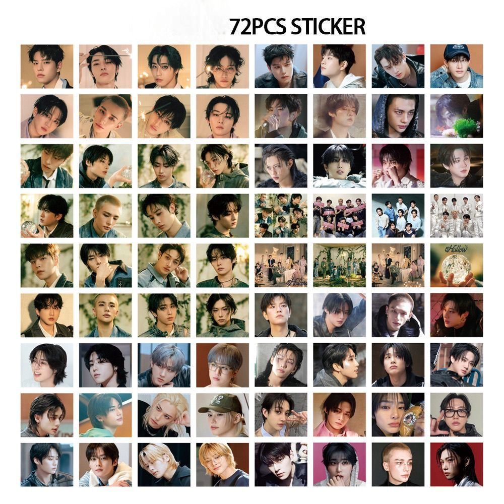 STRAY KIDS MERCH PHOTOCARDS HOLLOW KIT 127 PCS (55 PHOTOCARDS + 72 STICKERS)