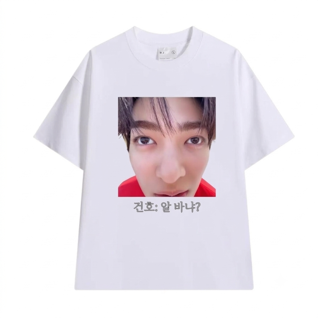 CORTIS T SHIRT 100% COTTON (White and Black)