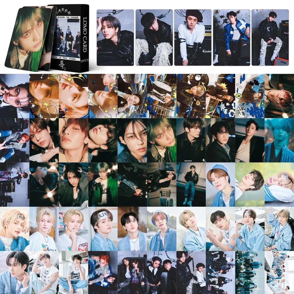 STRAY KIDS PHOTOCARDS KARMA, ATE, HOP, GIANT, 5 STAR, MANIAC, MAXIDENT + VARIOUS OPTIONS!✨ (55 PCS)